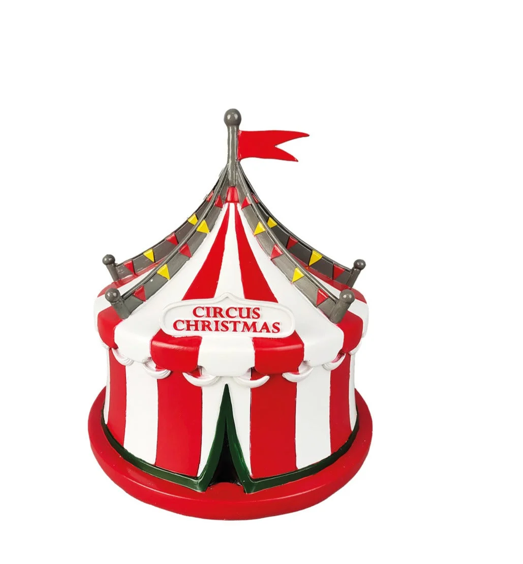 Preziosa Home Circo Decorativo Natale 20 x 20 x 22 Cm Poliresina Scatola Regalo