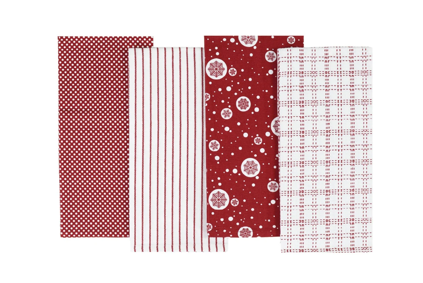 Preziosa Home Set 4 Pz Strofinacci Sommaruga Natale Ass. Natale 45 x 65 Cm Multicolor Cotone