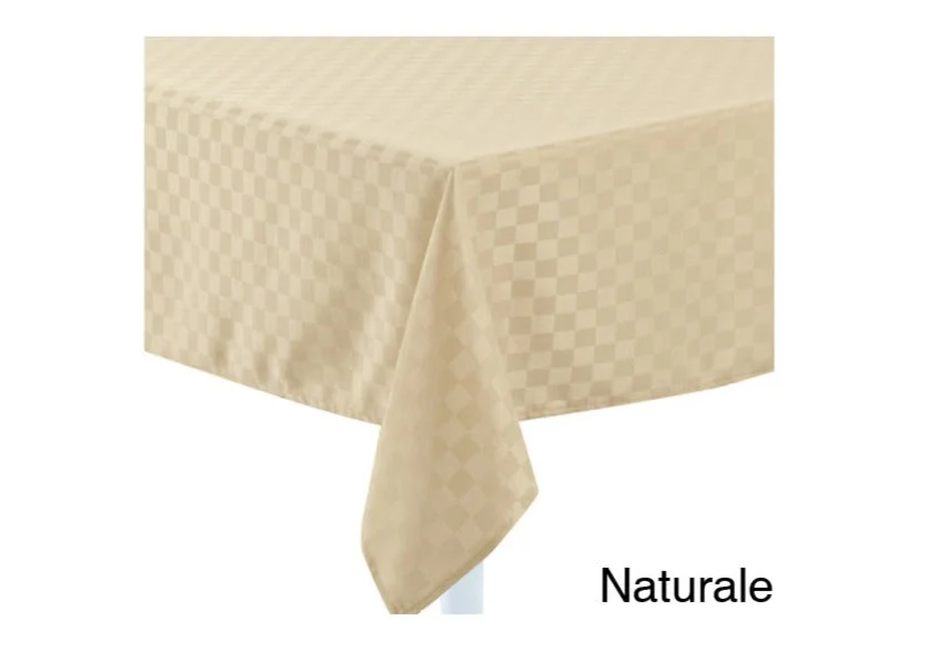 Preziosa Home Tovaglia Idrorepellente Antimacchia 140 x 360 Naturale
