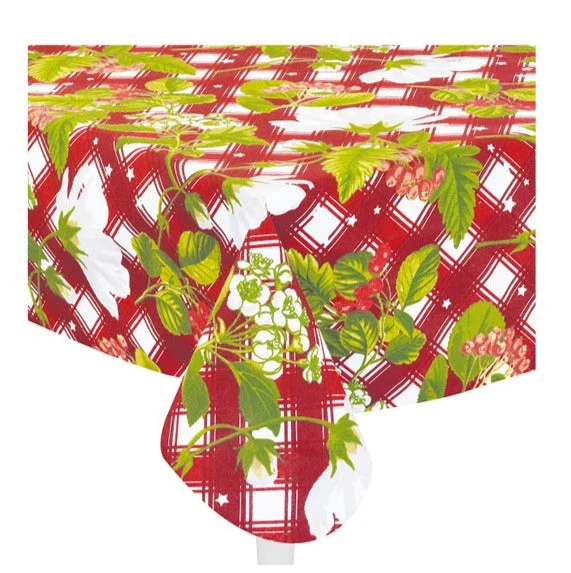 Preziosa Home Tovaglia Sommaruga in Twill Ass. Natale  130 x 230 Cm Multicolor 1 Pz