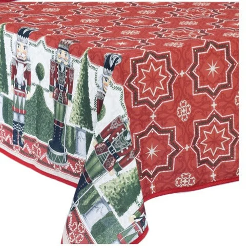 Preziosa Home Tovaglia Sbiecata Ass. Natale 140 x 240 Cm No Stiro Antimacchia 1 Pz