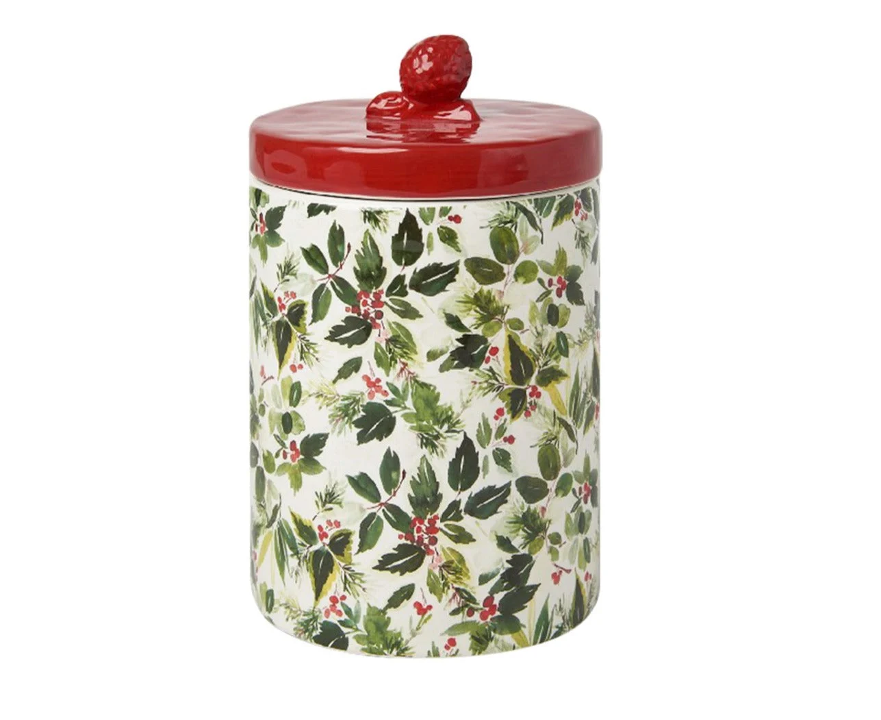 Preziosa Luxury Home Biscottiera Natale in Ceramica  D 12 Cm H 20 Cm Multicolor