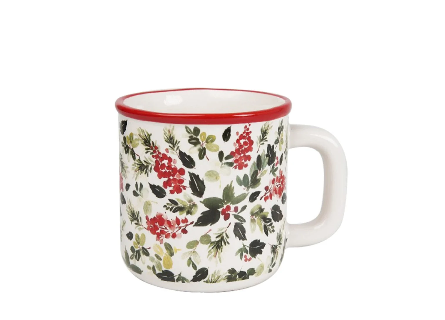 Preziosa Luxury Home Tazza Natale in Ceramica  D 10,5 Cm H 14 Cm Multicolor