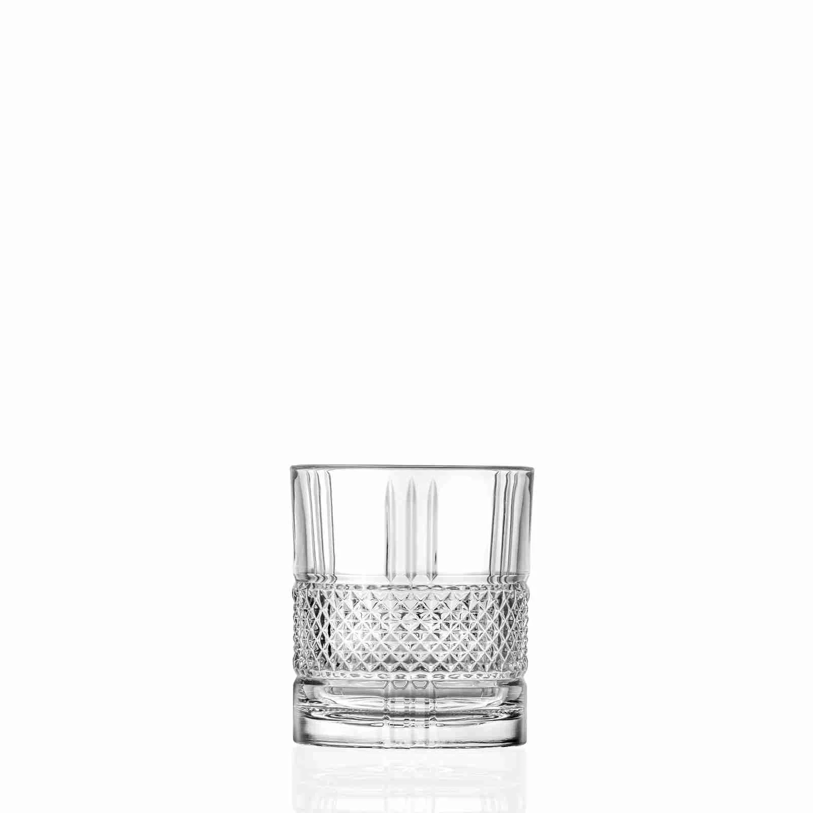 RCR Cristalleria Italiana Bicchiere Brillante - DOF - Tumbler Set da 6 Bicchieri in Vetro Cristallo