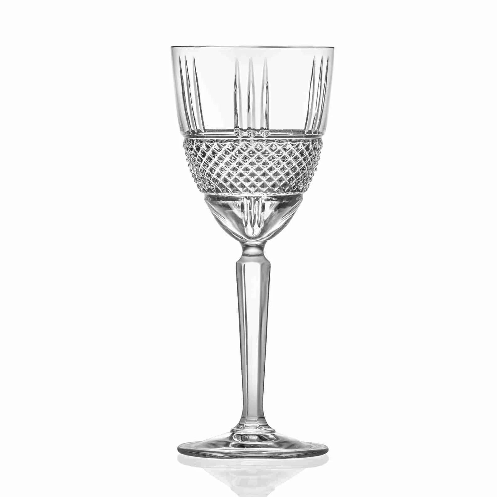 RCR Cristalleria Italiana Calice Brillante - 2 - Set 6 Calici Vino in Cristallo