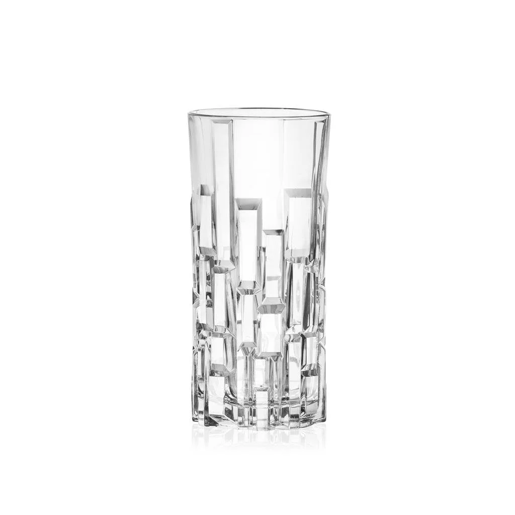 RCR Cristalleria Italiana Bicchieri Etna - HB - Set da 6 Pz Long Drink in Vetro