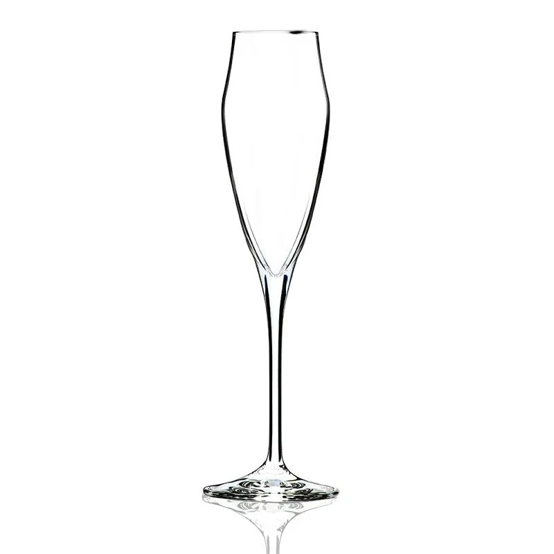 RCR Cristalleria Italiana Calice Ego Flute E18 in Vetro Set 6 Pz