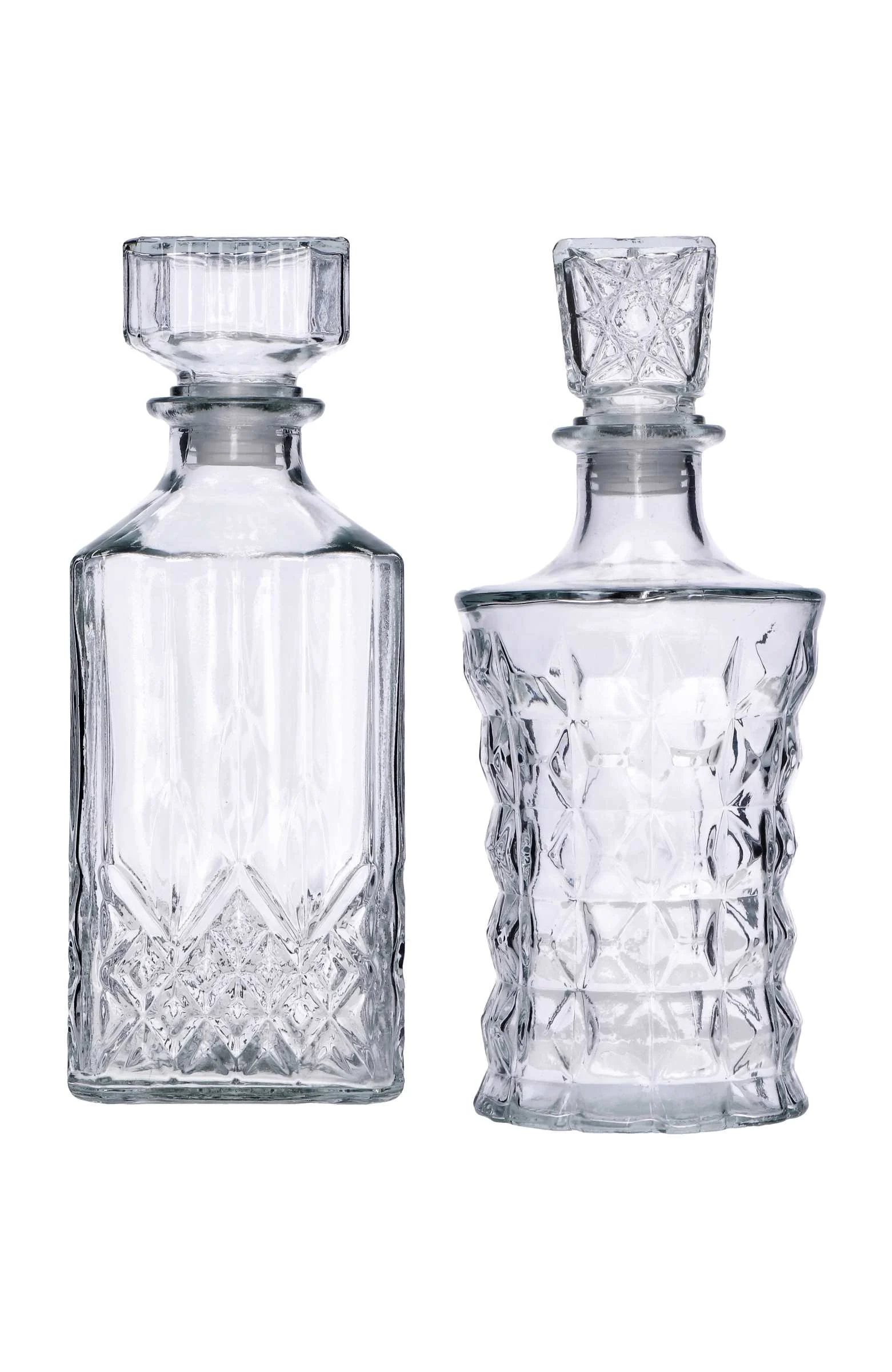Ad Trend Bottiglia in Vetro Ass. 2 Modelli 800 Ml 9 x 9 Cm H 23 Cm 1 Pz