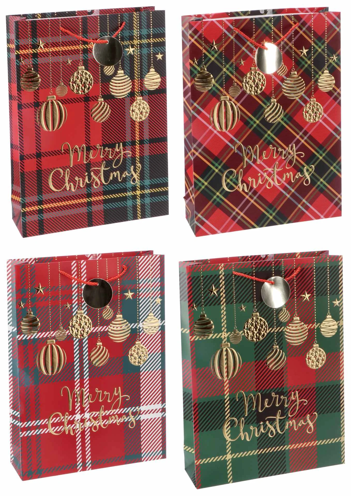 Ad Trend Busta Regalo di Natale Carta Ass. 33 x 10 Cm H 46 Cm Multicolor 1 Pz