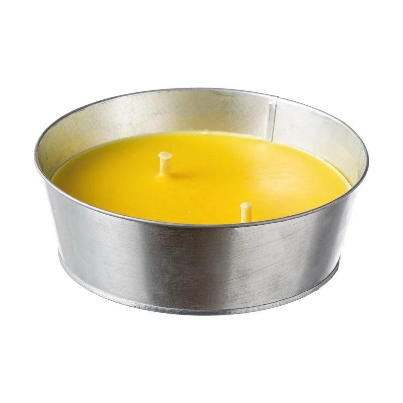 Ad Trend Candela Citronella Metallo D 17,5 Cm H 5,5 Cm 1 Pz