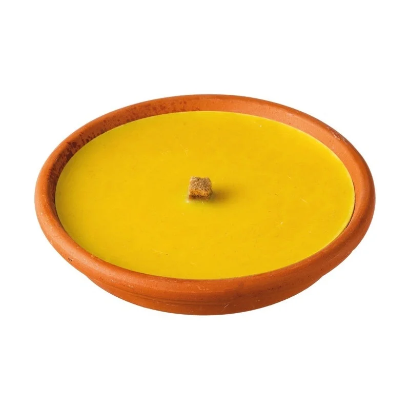 Ad Trend Candela Citronella Terracotta D 15,5 Cm H 2,5 Cm 1 Pz