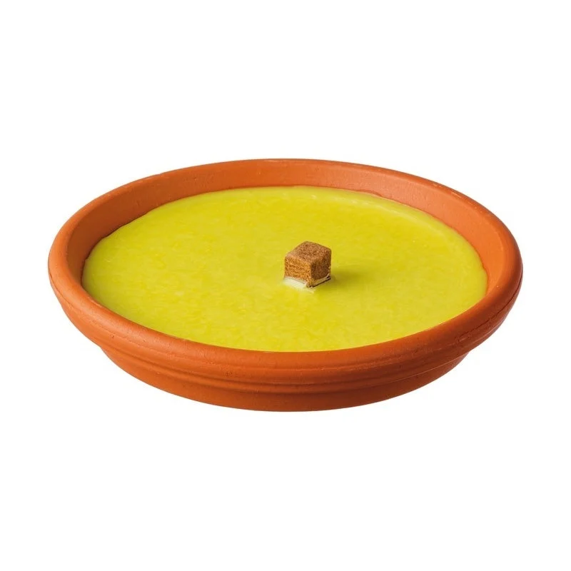 Ad Trend Candela Citronella Terracotta D 17 Cm H 3 Cm 1 Pz