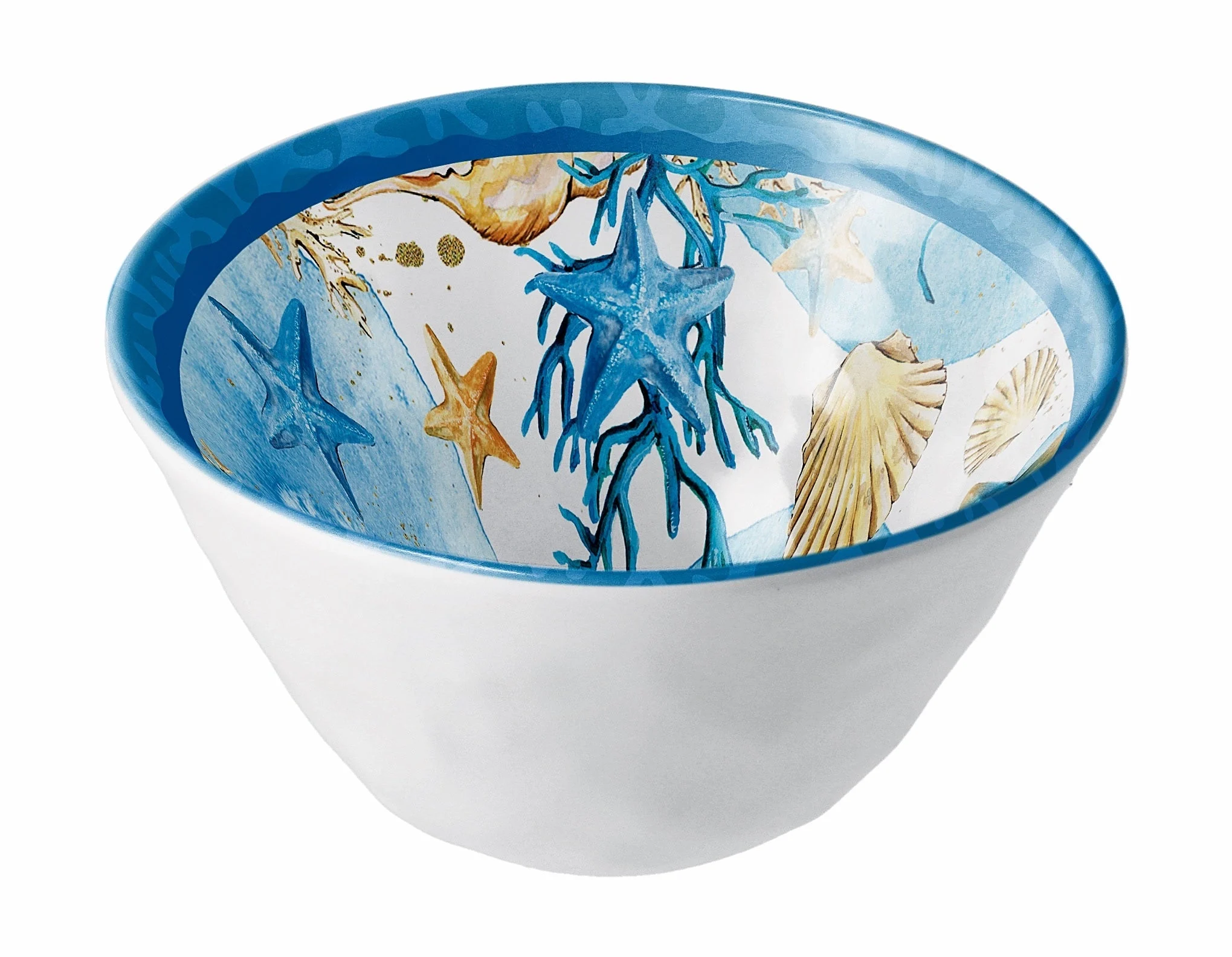 Ad Trend Ciotola Melamina Shell D 12 Cm H 6 Cm Blu 1 Pz