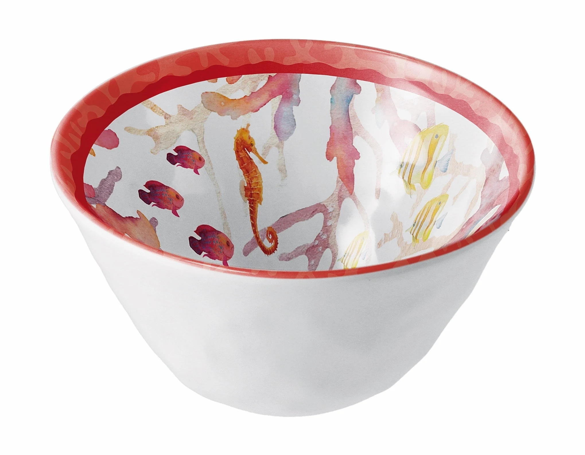 Ad Trend Ciotola Melamina Shell  D 12 Cm H 6 Cm Rosso 1 Pz