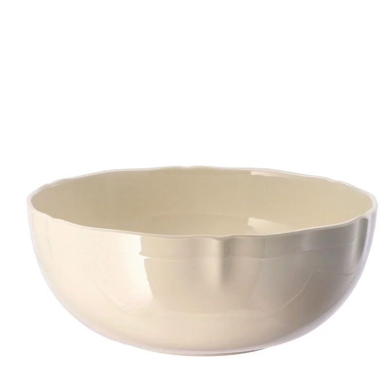Ad Trend Ciotola Siria in Melamina D 25,5 Cm H 10 Cm Beige