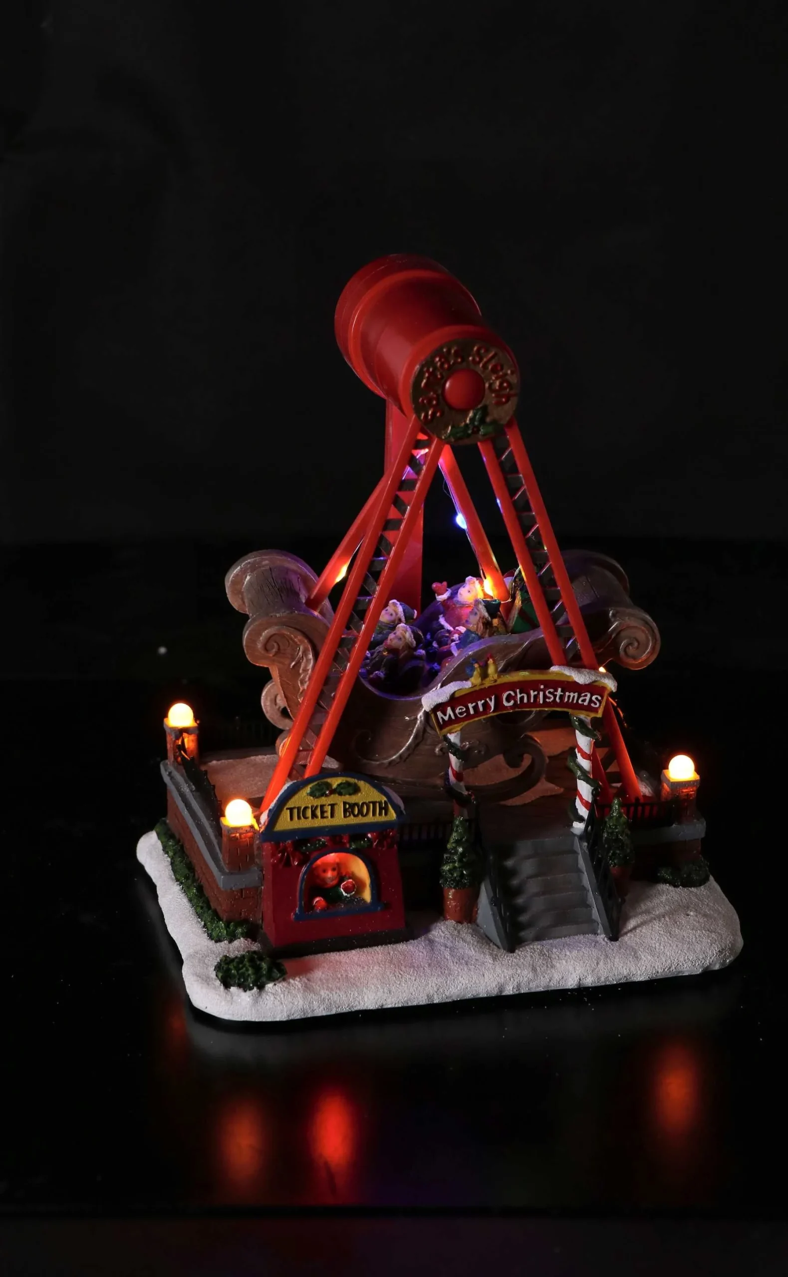 Ad Trend Giostra Natale con 13 Led 23 x 19 Cm H 24 Cm Multicolor