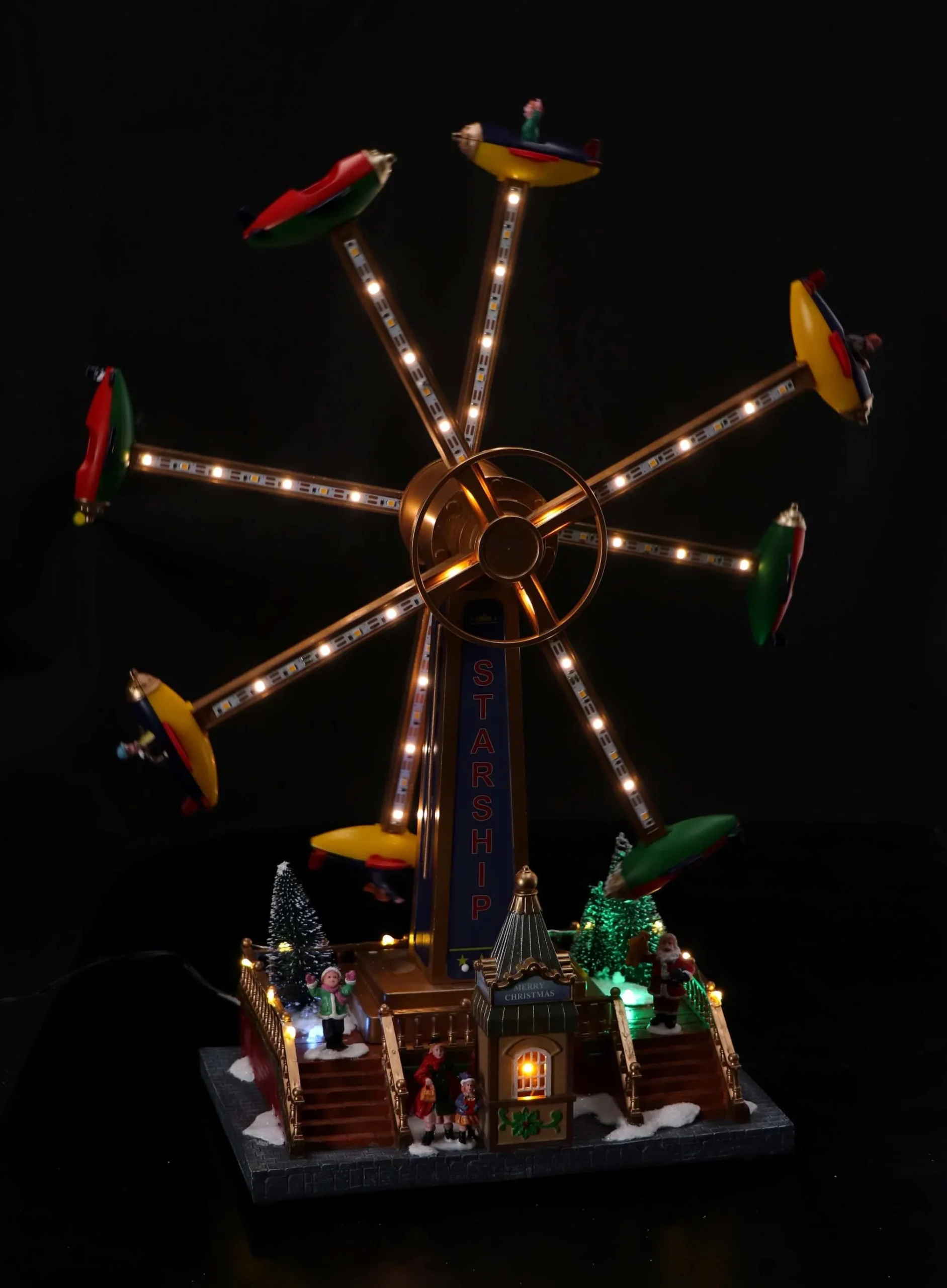 Ad Trend Giostra Natale con 77 Led 37 x 19 Cm H 48 Cm Multicolor
