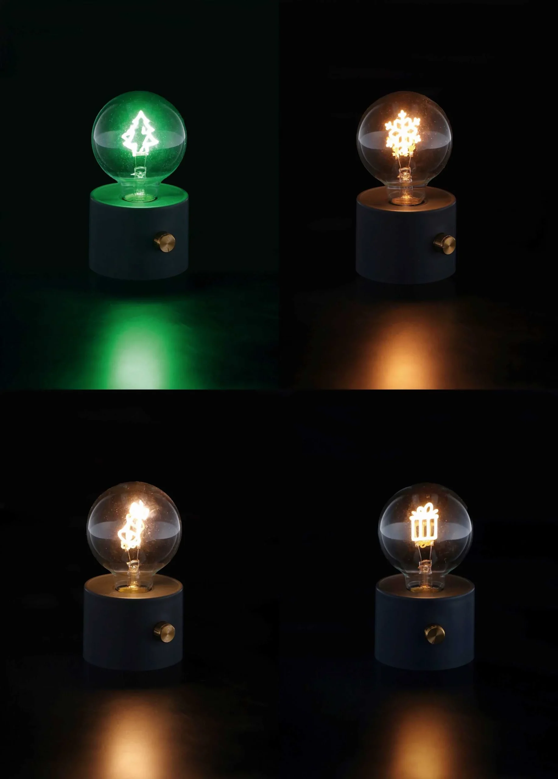 Ad Trend Lampada Led Decorazioni di Natale Ass. D 9 Cm H 16 Cm Multicolor 1 Pz