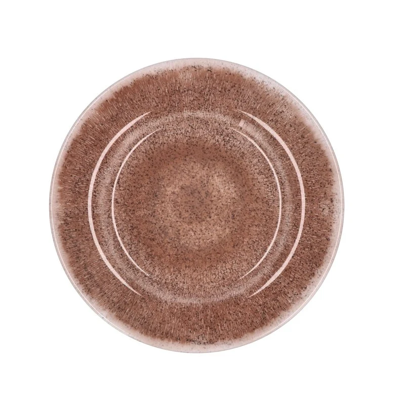 Ad Trend Piatto Frutta in Melamina D 24 Cm H 3 Cm Terra