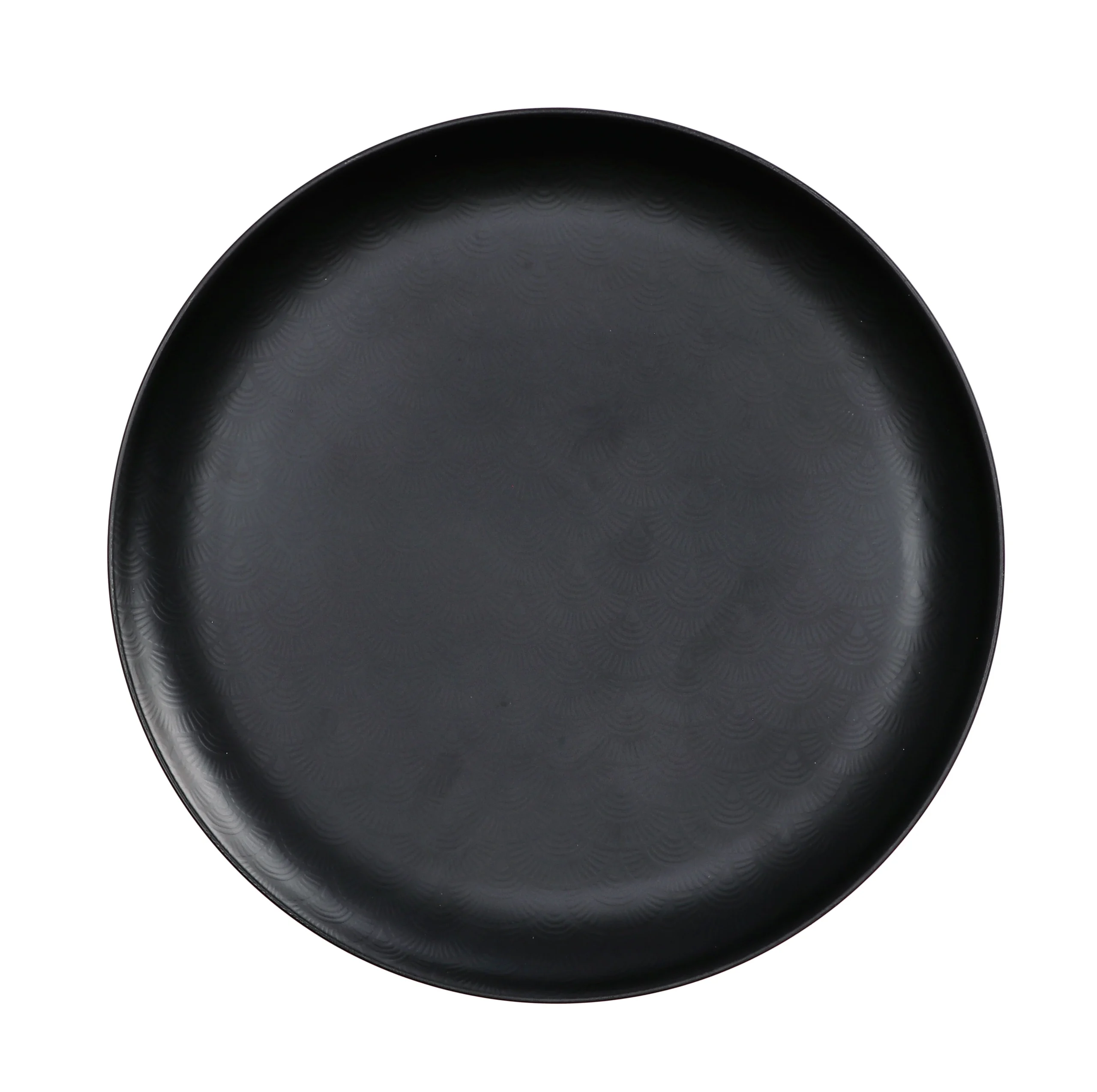 Ad Trend Piatto Piano Owens Melamina D 25 Cm Nero