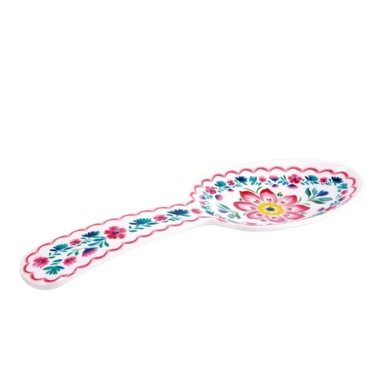 Ad Trend Posa Cucchiaio Glen in Melamina 10 x 28 Cm H 3 Cm Multicolor
