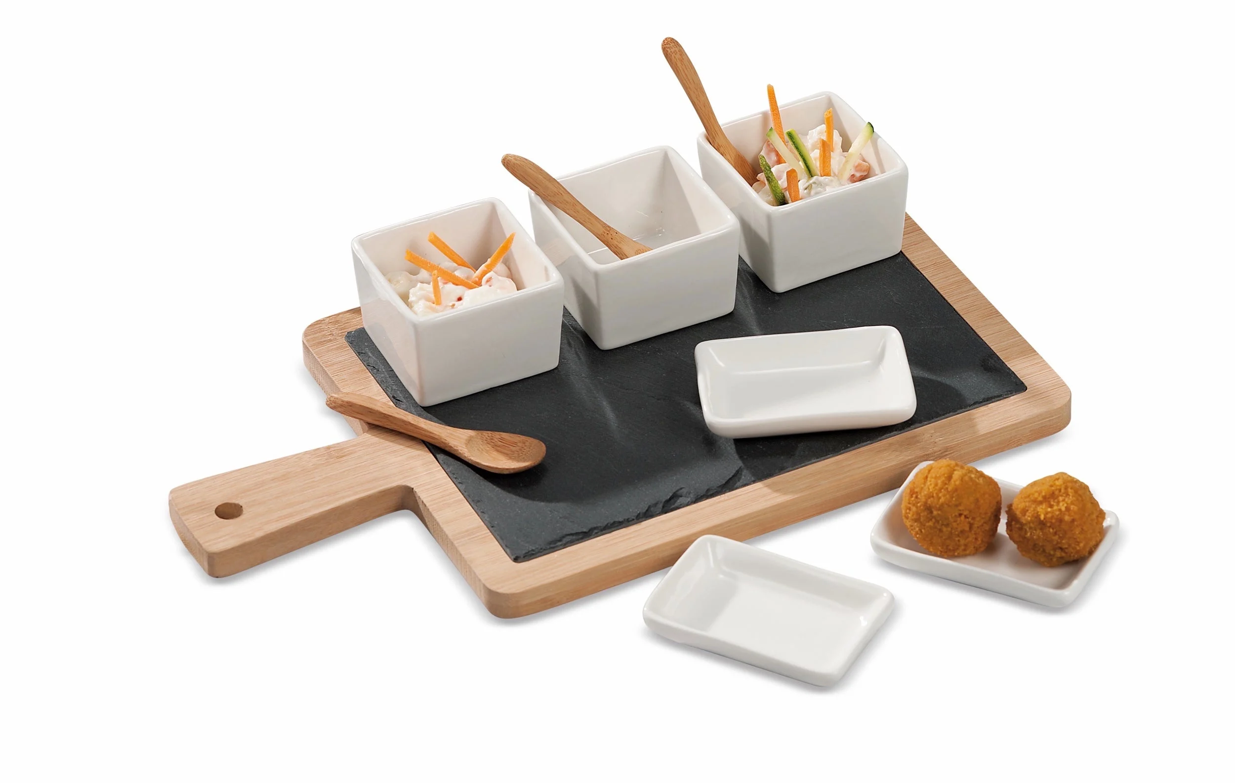 Ad Trend Set 9 Access Finger Food con Tagliere 32 x 18 Cm