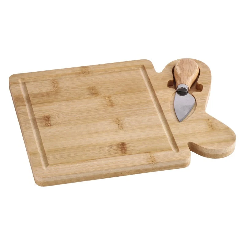 Ad Trend Tagliere Formaggio con Coltello 25 x 20 Cm