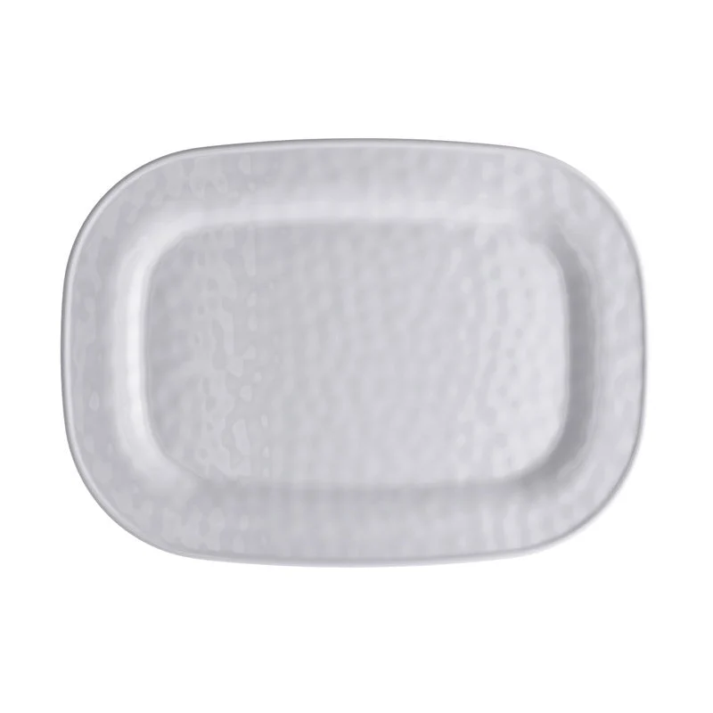 Ad Trend Vassoio Rettangolare in Melamina 43 x 32 x 2 Cm Bianco