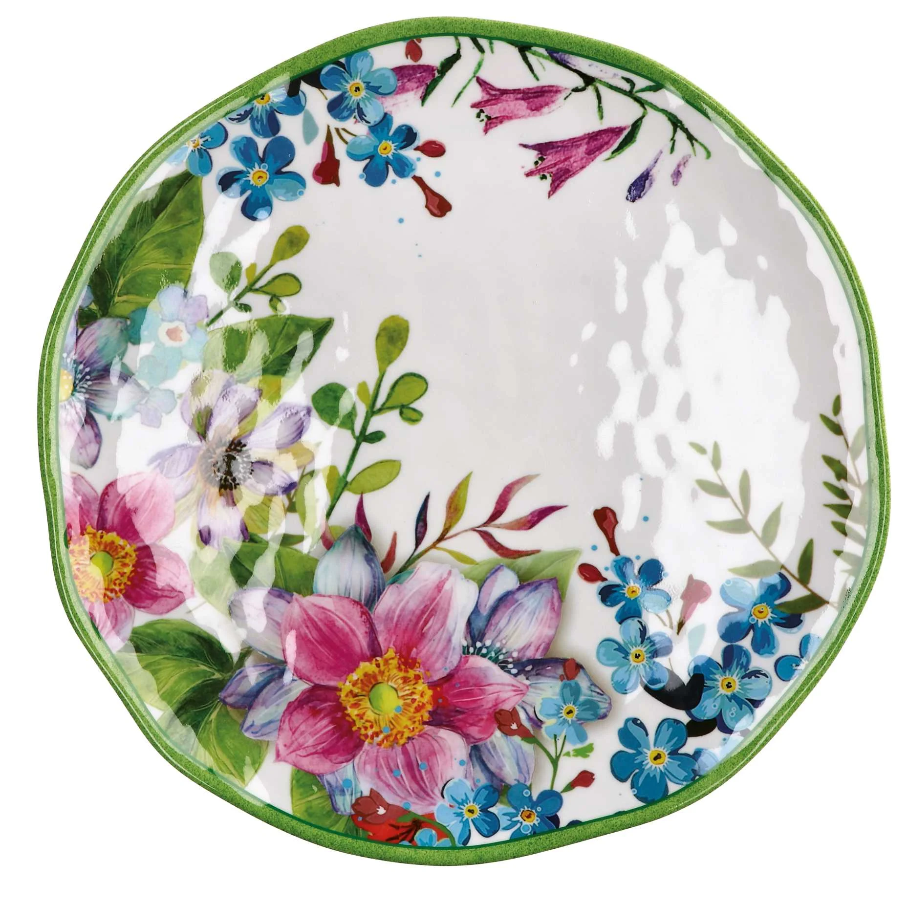 Ad Trend Vassoio Rotondo Shia Melamina D 40 Cm H 1,5 Cm Multicolor