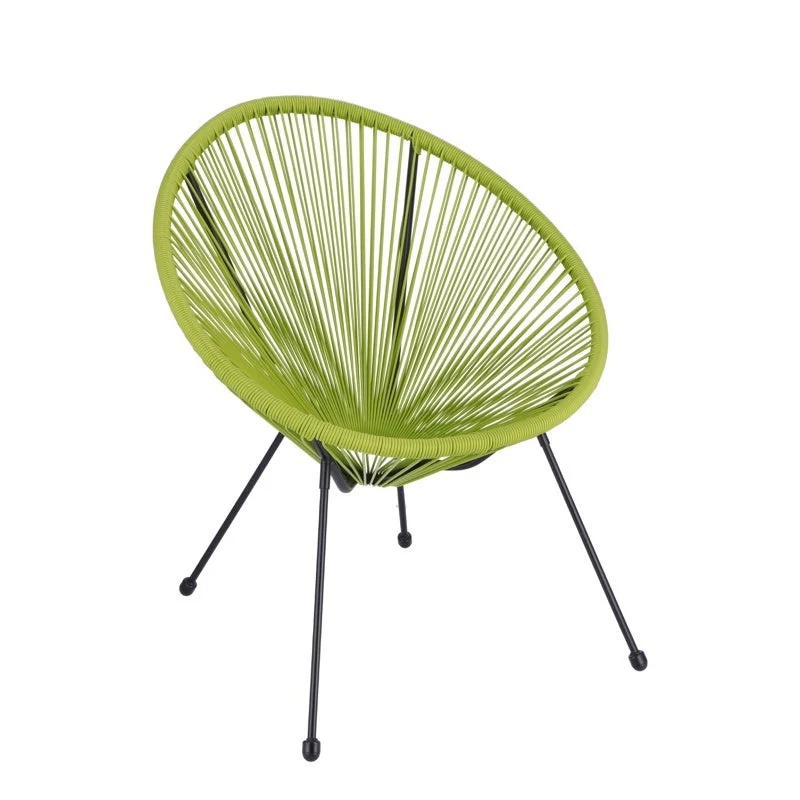 Ad Trend Sedia Esterno Verde Intreccio 68×62 H 82 cm