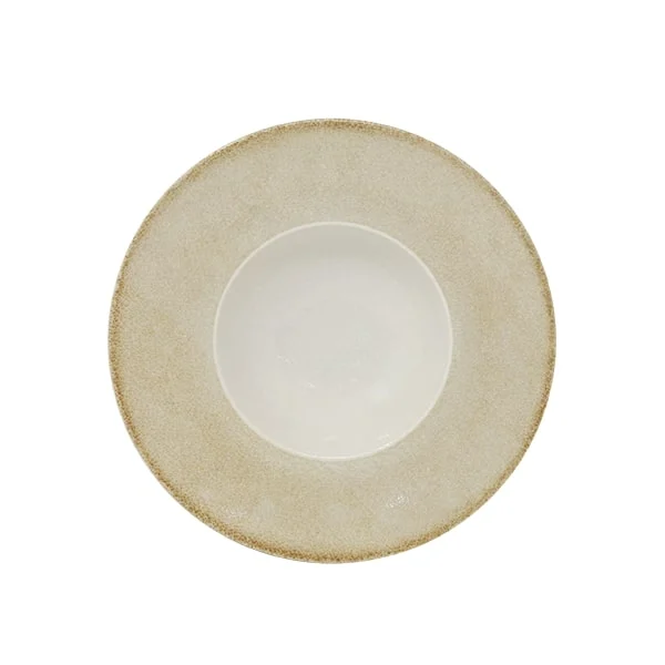 Saturnia Napoli Piatto K-Bowl D 27,5 Cm Porcellana Decorato Sand