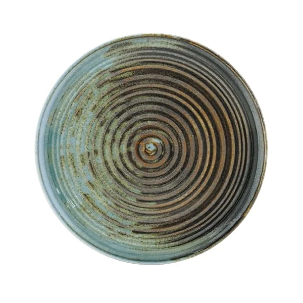 Saturnia Siviglia Piatto Rotondo Portata D 31 Cm Porcellana Decorato Radial