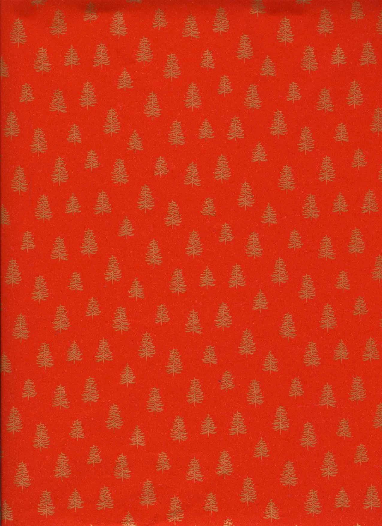 Saul Sadoch Carta Regalo di Natale Ecocarta H 0,70 Mt L 25 Mt Rosso