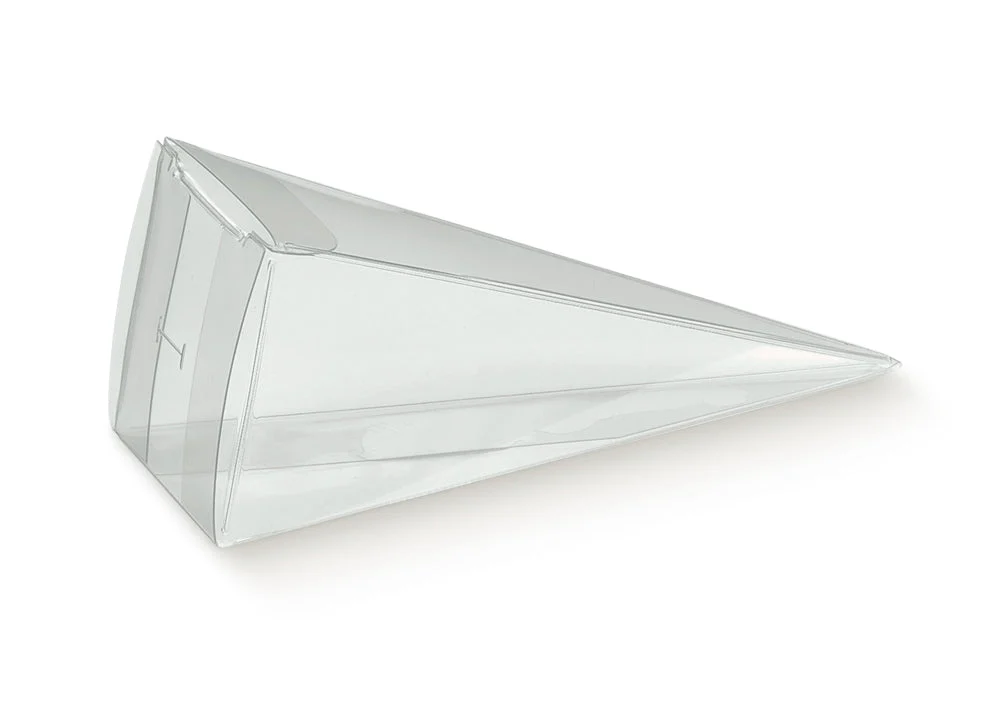 Scotton Cono Portaconfetti con Foro PVC 115 Mm Trasparente 10 Pz