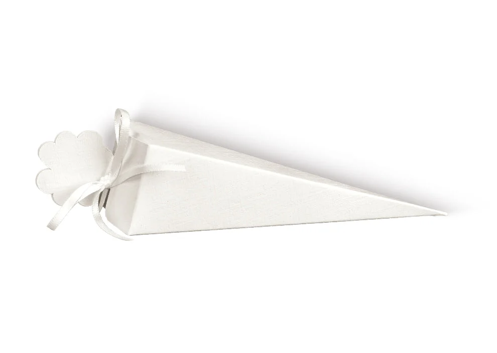 Scotton Cono Quadrato 155 Mm Fibra Bianco 10 Pz