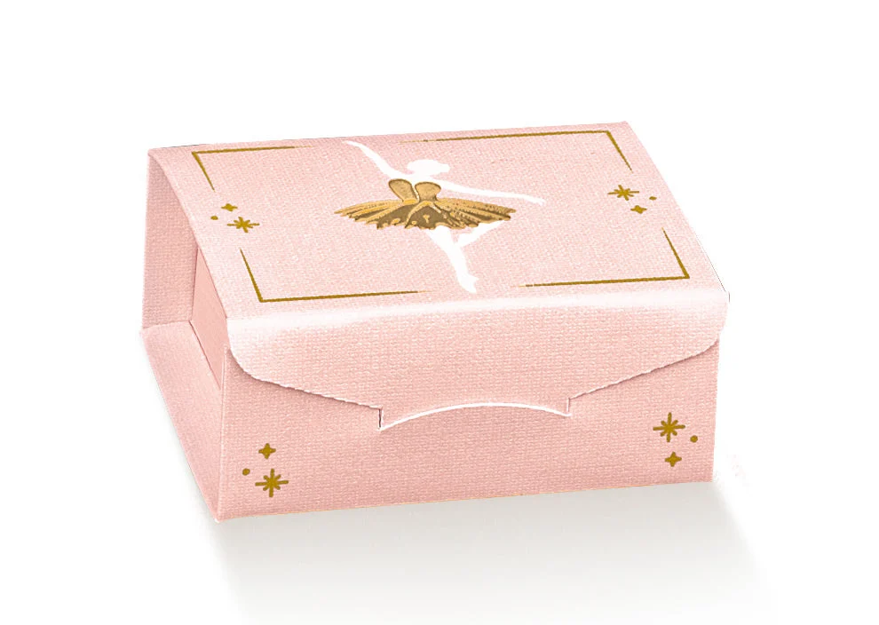 Scotton Gift Scatola Portaconfetti 70 x 70 x 30 Mm Ballet 10 Pz