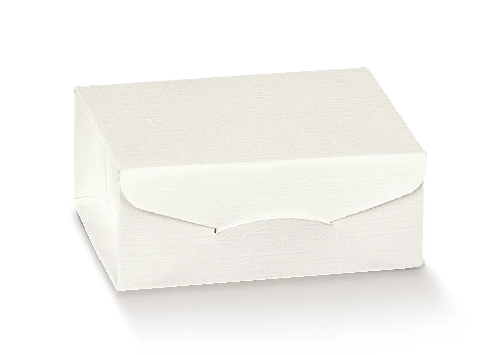Scotton Scatola Gift Portaconfetti 70 x 70 x 30 Mm Fibra Bianco 10 Pz
