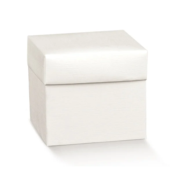 Scotton Scatola Pieghevole con Coperchio 100 x 100 x 120 Mm Fibra Bianco 10 Pz