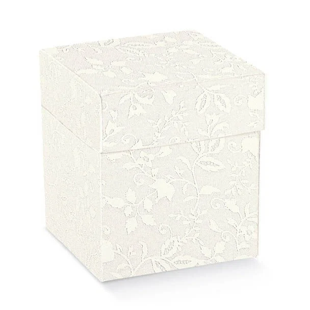 Scotton Scatola Pieghevole con Coperchio 120 x 120 x 240 Mm Harmony Bianco 10 Pz