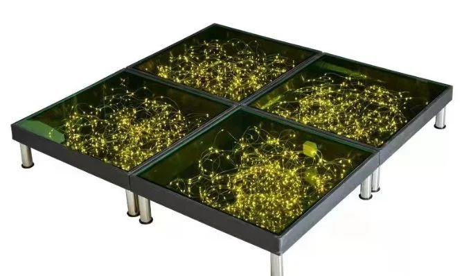 Silani Pedana Lumiosa Calpestabile con MicroLed 60 x 60 x 18 Cm Luce Calda