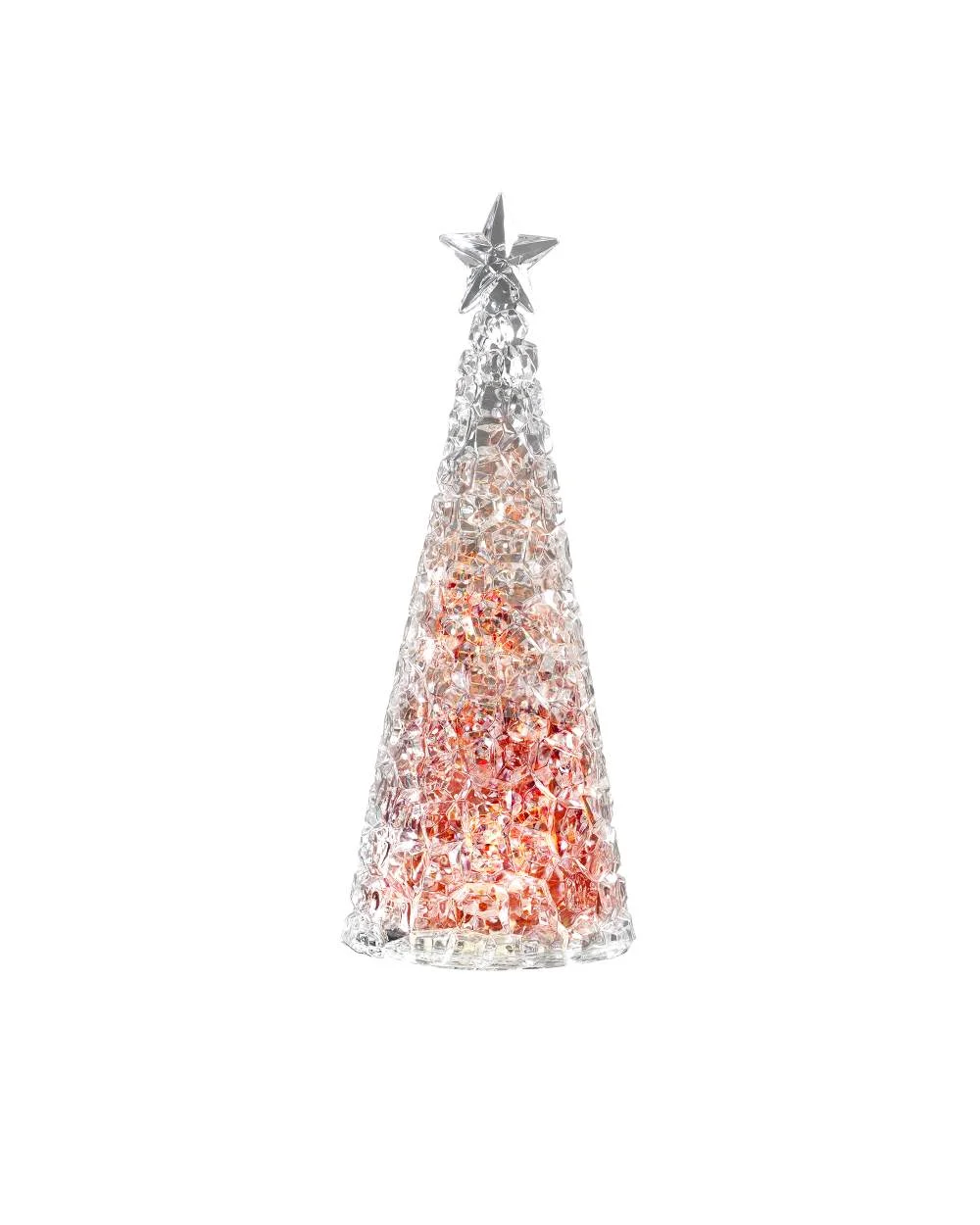 Sompex Glamor Lampada Decorativa Natale H 28 Cm Rossa