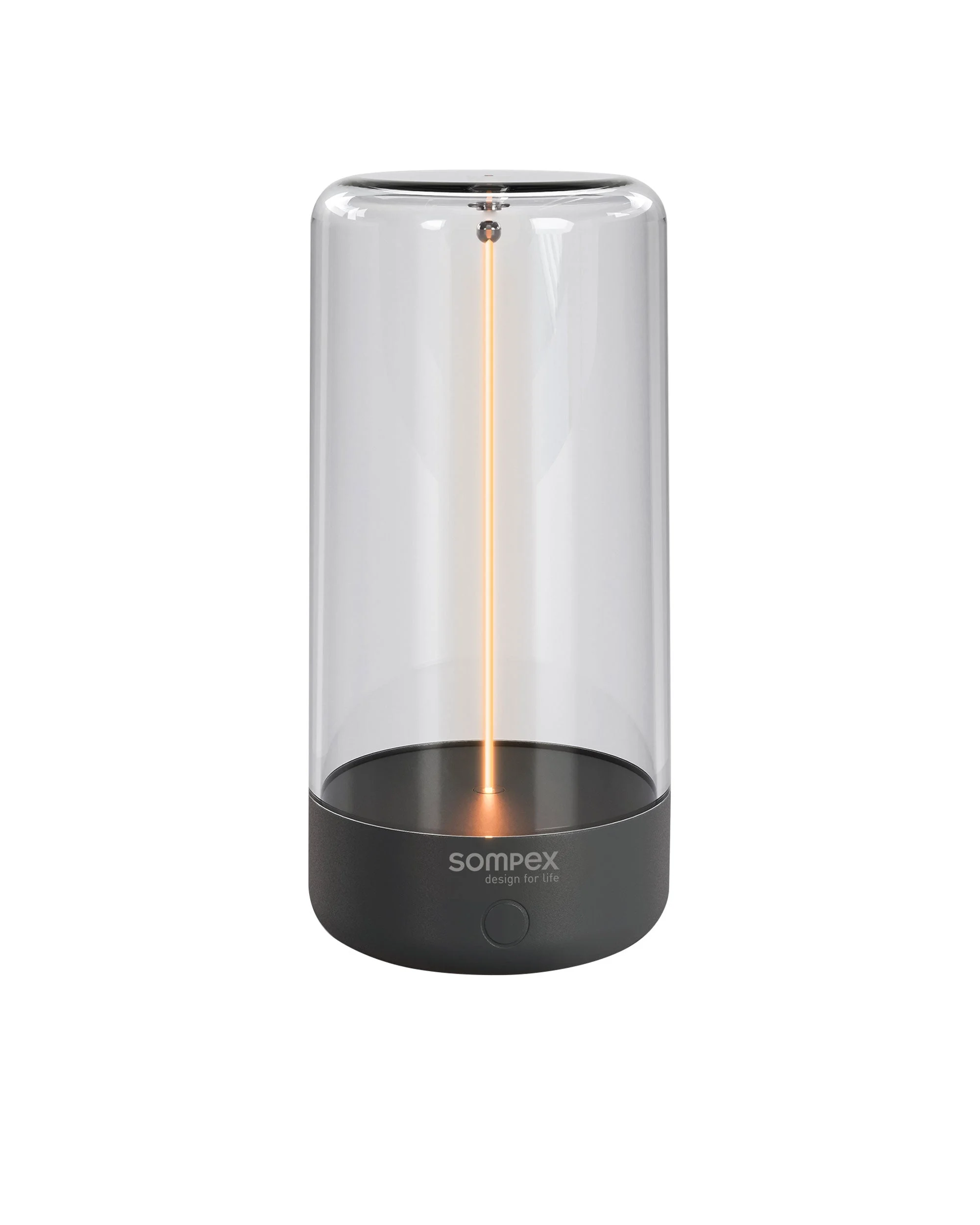 Sompex Pulse Lampada da Tavolo Ricaricabile H 14,5 Cm D 7 Cm Antracite