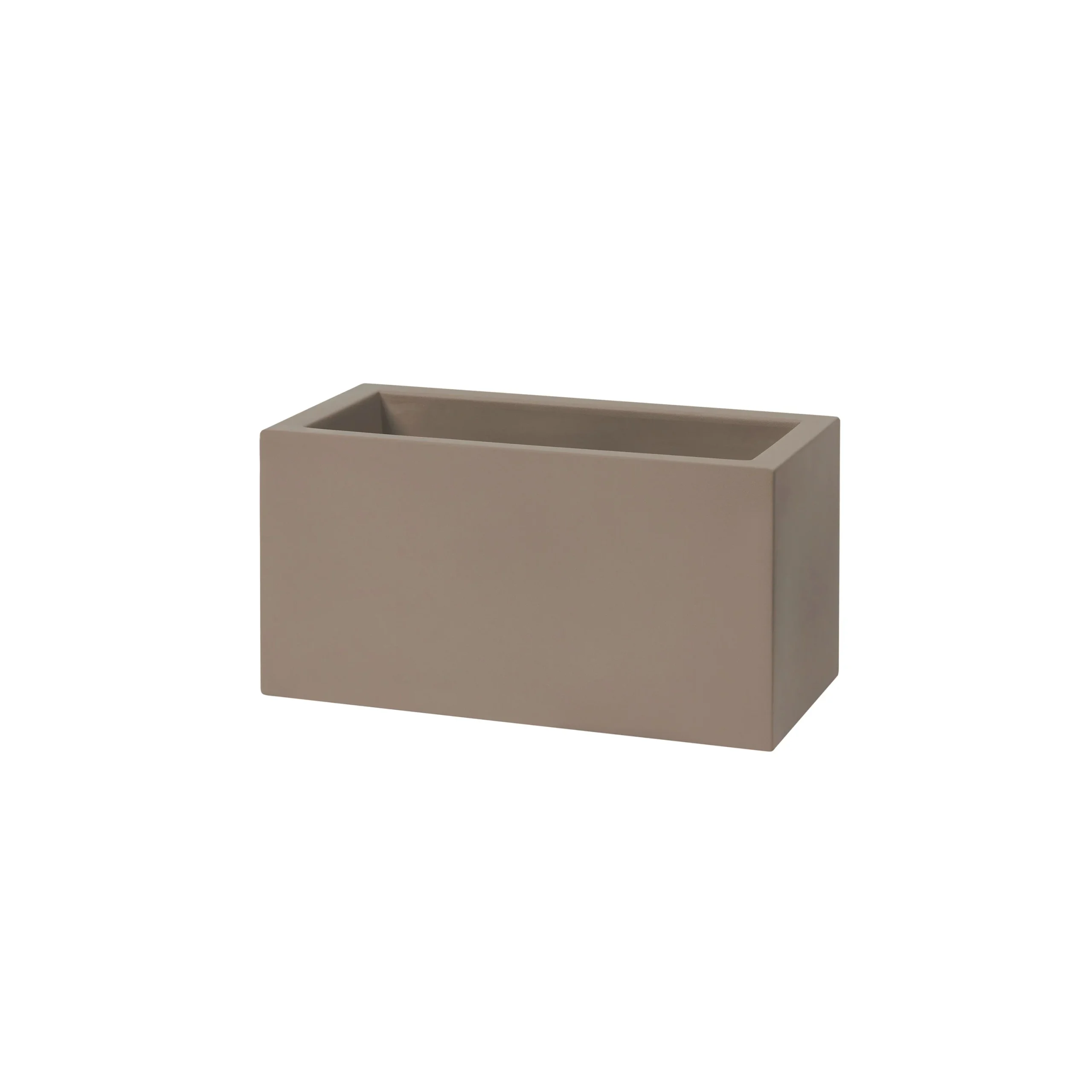TeraPlast Cassa Schio Fioriera 100 Cm Cappuccino Resina