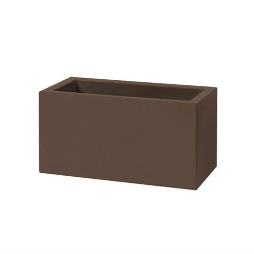 TeraPlast Cassa Schio Maxi Bronzo 80 cm Resina Outdoor