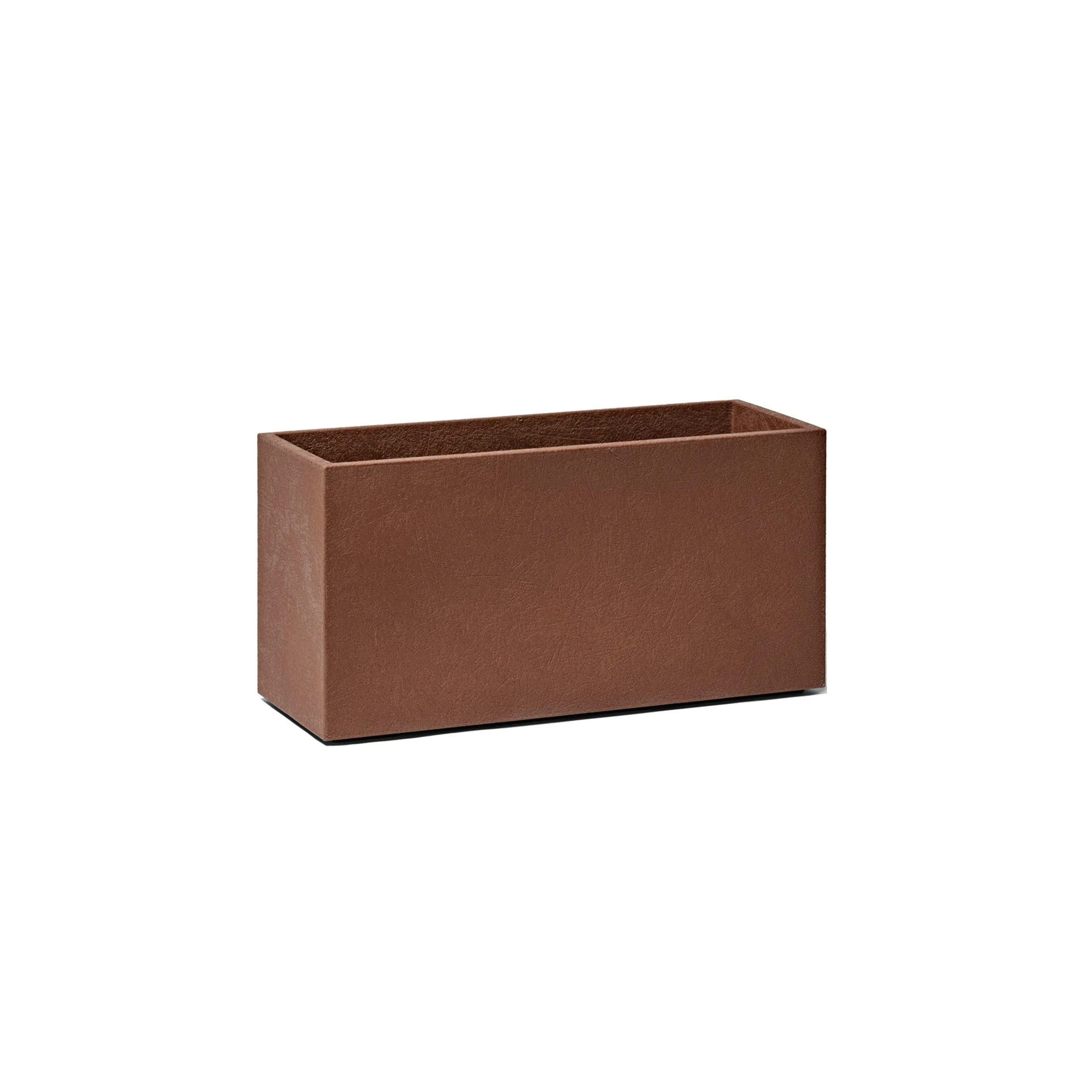 TeraPlast Fioriera Rock 80 Effetto Cemento Rust 80 cm