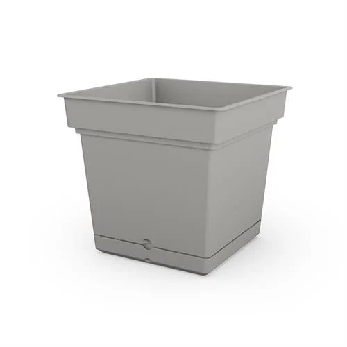 TeraPlast Fioriera Still 38 Fog Grey Resina H 34 cm