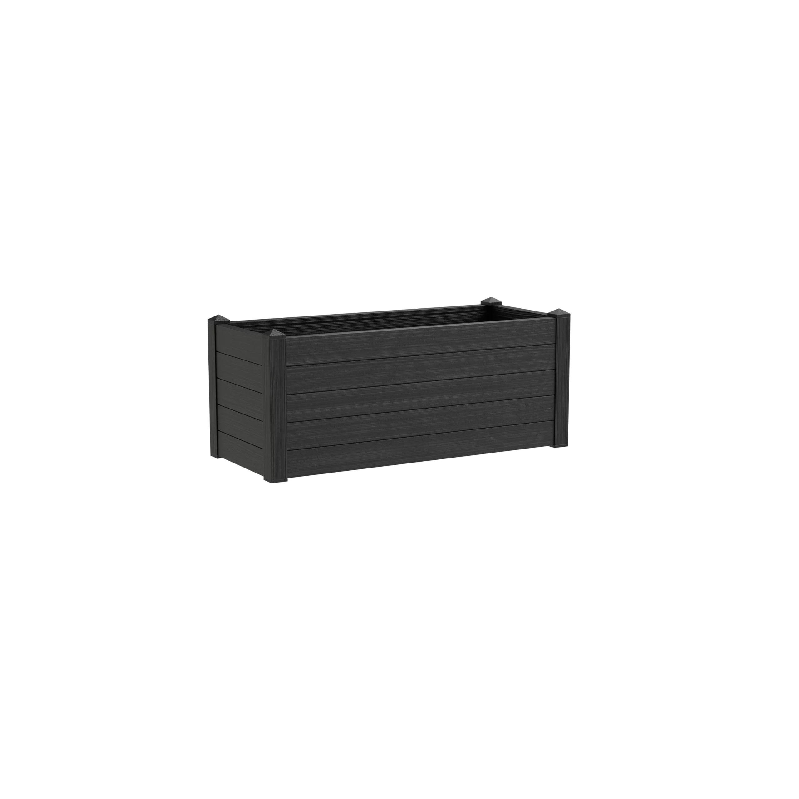 TeraPlast Fioriera Trama 002 Ash 100 Cm Cenere Resina