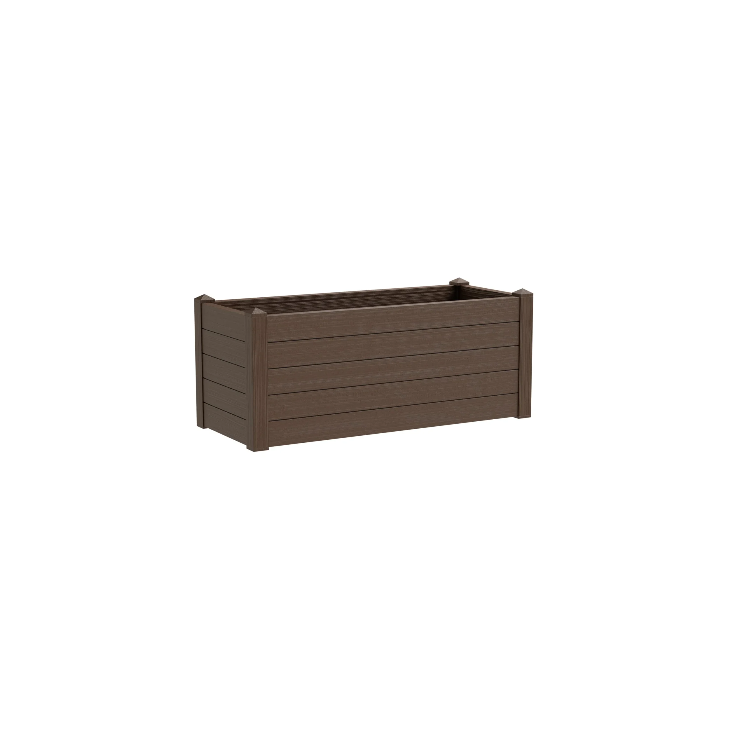 TeraPlast Fioriera Trama 002 Moka Resina 100×42 H 40 cm