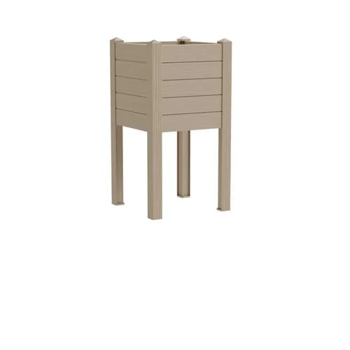 TeraPlast Fioriera Trama 014 Almond Resina H 80 cm
