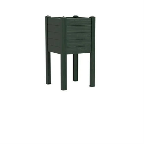 TeraPlast Fioriera Trama 014 Dark Forest  H 80 Cm 42 x 42 Cm Resina
